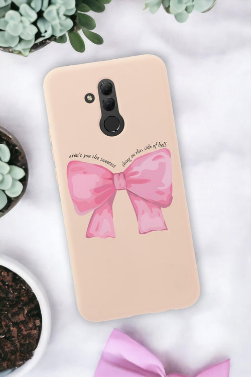 Pembe Kurdele Desenli