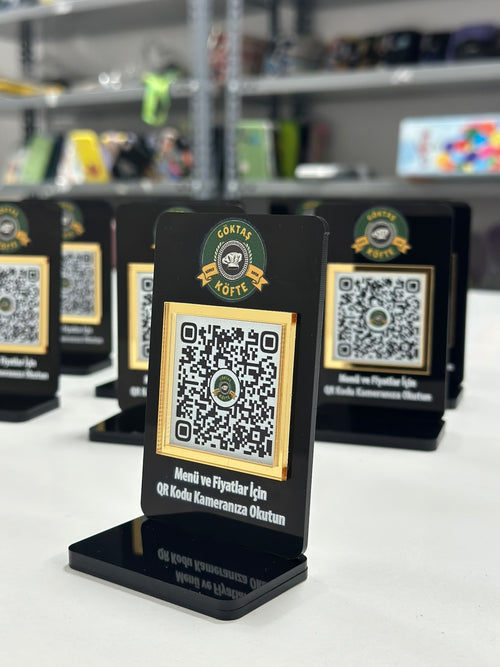 İşletmenize Özel Logolu QR Menu (Minimum 10 adet sipariş verilebilir! Daha yüksek adetteki siparişleriniz için lütfen fiyat teklifi alın)
