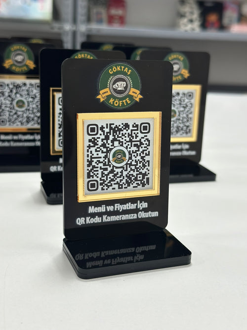 İşletmenize Özel Logolu QR Menu (Minimum 10 adet sipariş verilebilir! Daha yüksek adetteki siparişleriniz için lütfen fiyat teklifi alın)