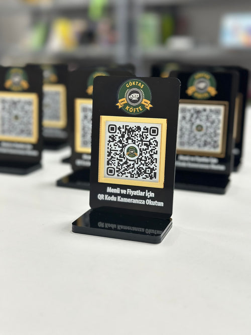 İşletmenize Özel Logolu QR Menu (Minimum 10 adet sipariş verilebilir! Daha yüksek adetteki siparişleriniz için lütfen fiyat teklifi alın)