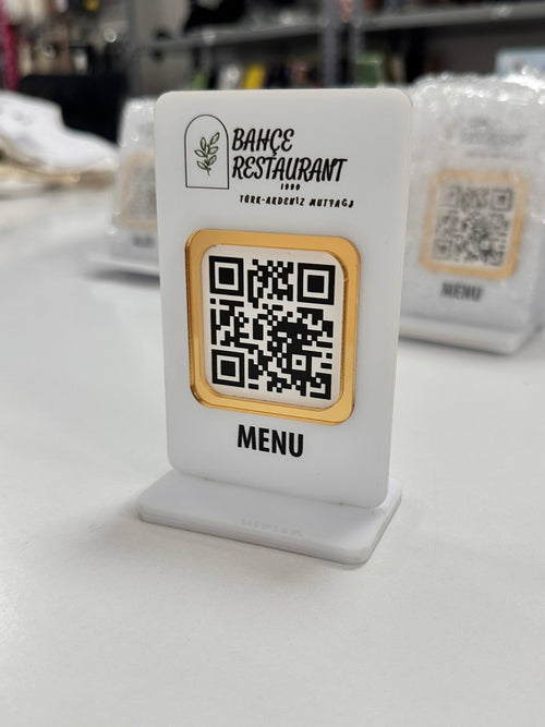 İşletmenize Özel Logolu QR Menu (Minimum 10 adet sipariş verilebilir! Daha yüksek adetteki siparişleriniz için lütfen fiyat teklifi alın)