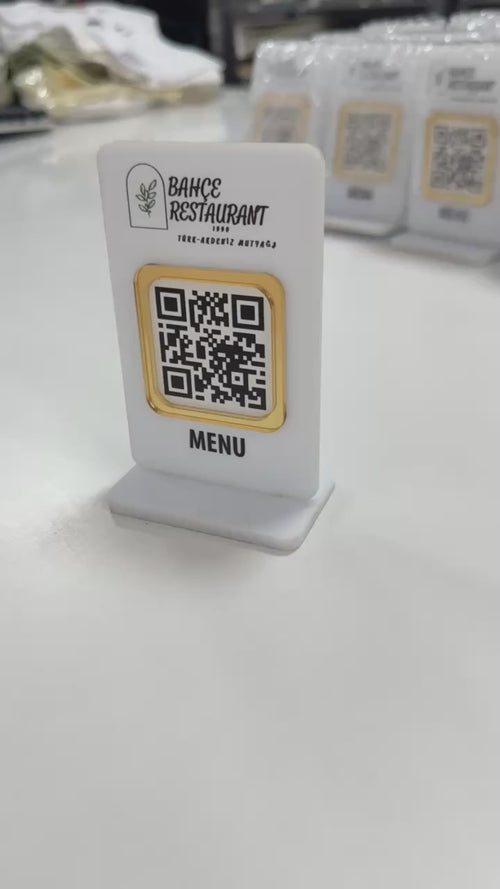 İşletmenize Özel Logolu QR Menu (Minimum 10 adet sipariş verilebilir! Daha yüksek adetteki siparişleriniz için lütfen fiyat teklifi alın)